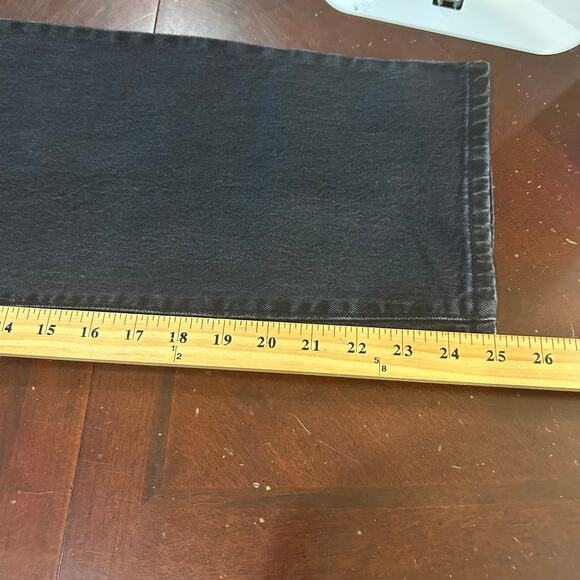 Universal Thread Jeans Womens 12S Short Black Vintage Straight Stretch Jeans NEW - Picture 9 of 16